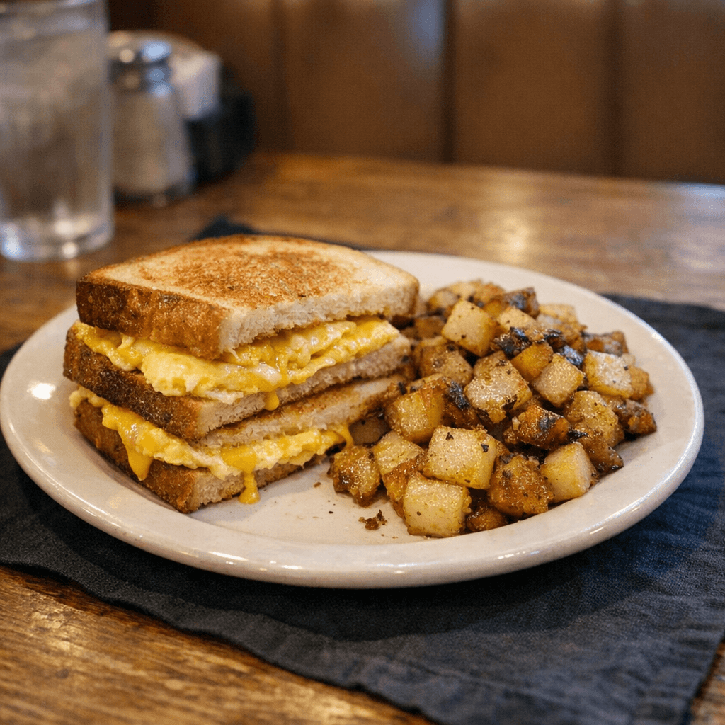 2 Egg Sandwich on Toast