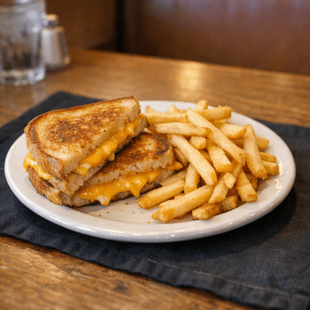 Grilled Cheese Sandwich w/ Fries