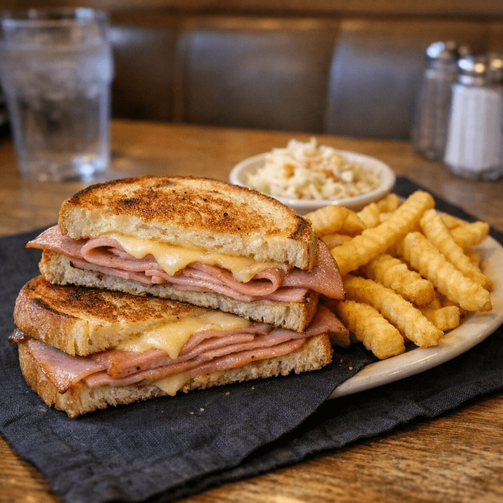 Grilled Ham Or Bacon W Cheese