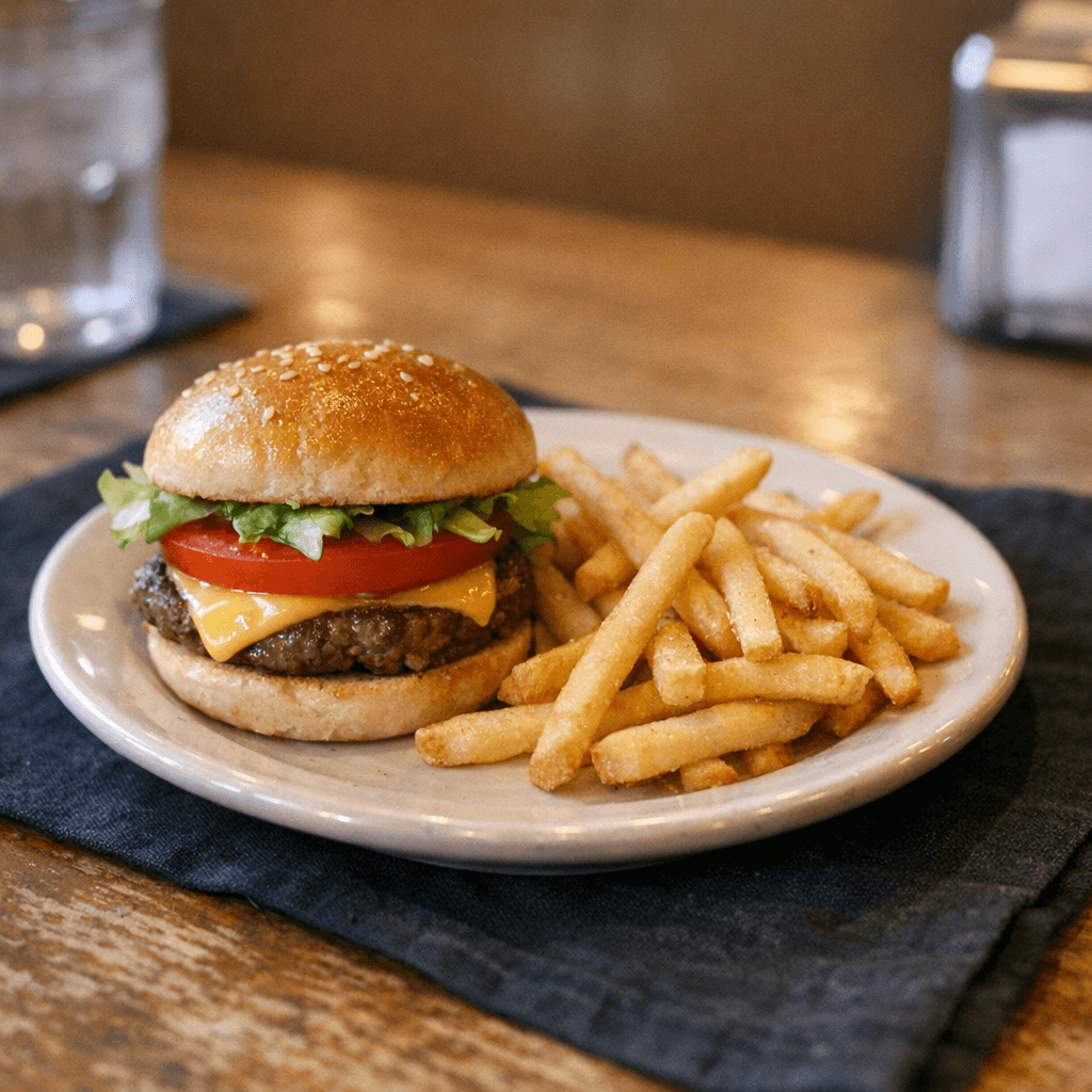 Hamburger w/ Fries