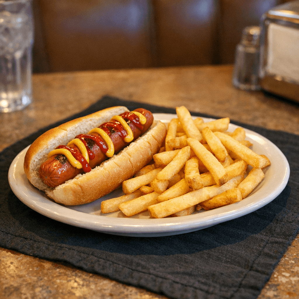 Hot Dog w/ Fries