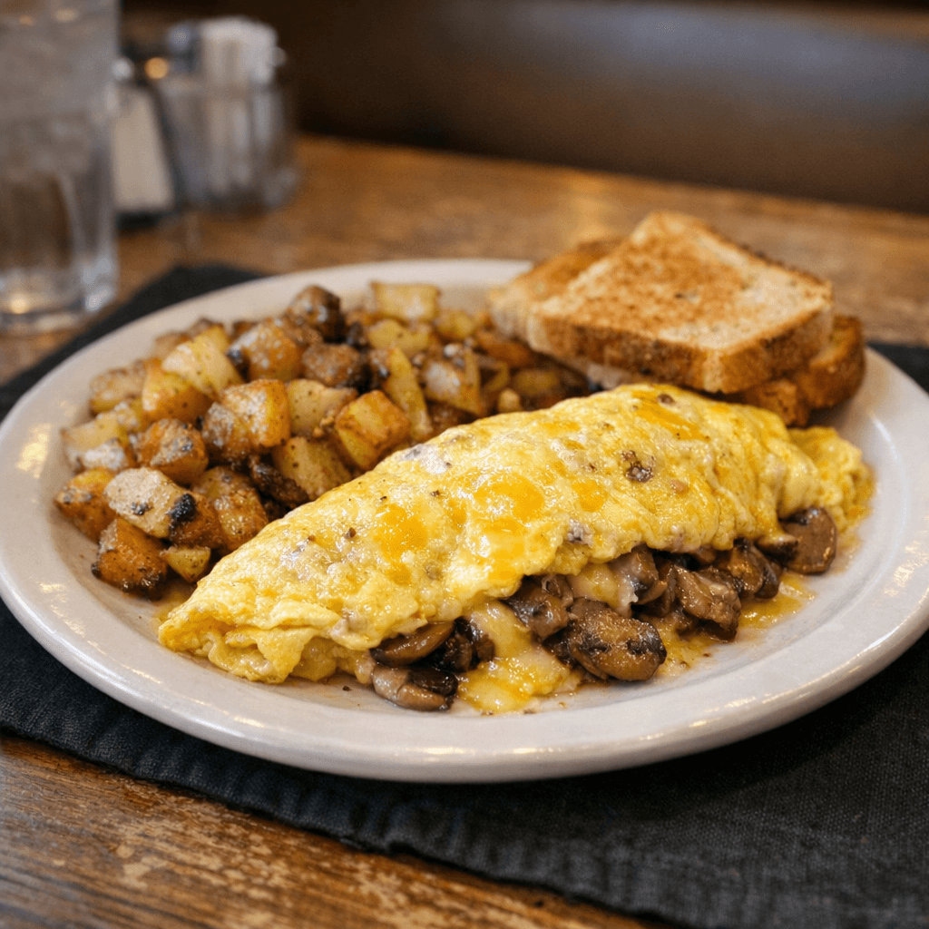 Mushrooms And Cheese