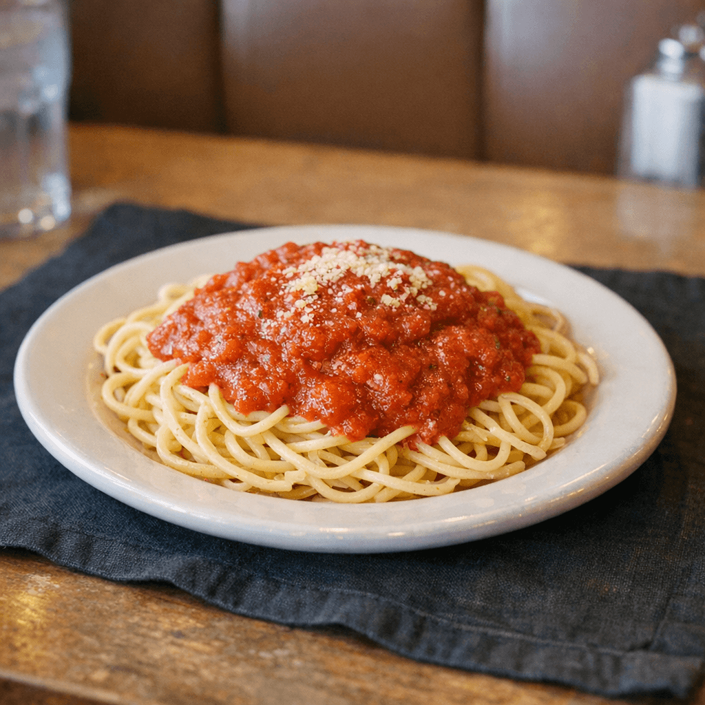Spaghetti w/ Marinara Sauce